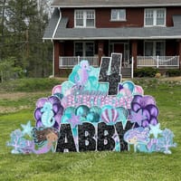 Mermaid Themed Yardsign