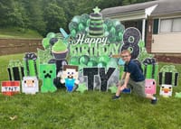 Minecraft Themed Yardsign