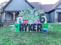 Minecraft Themed Yardsign