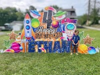 Space Themed Yardsign