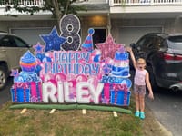 Video Game and Lego Birthday Yard Sign